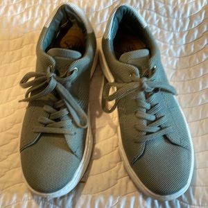 Soft Tennieswith leather interior - worn about 3 times sage green